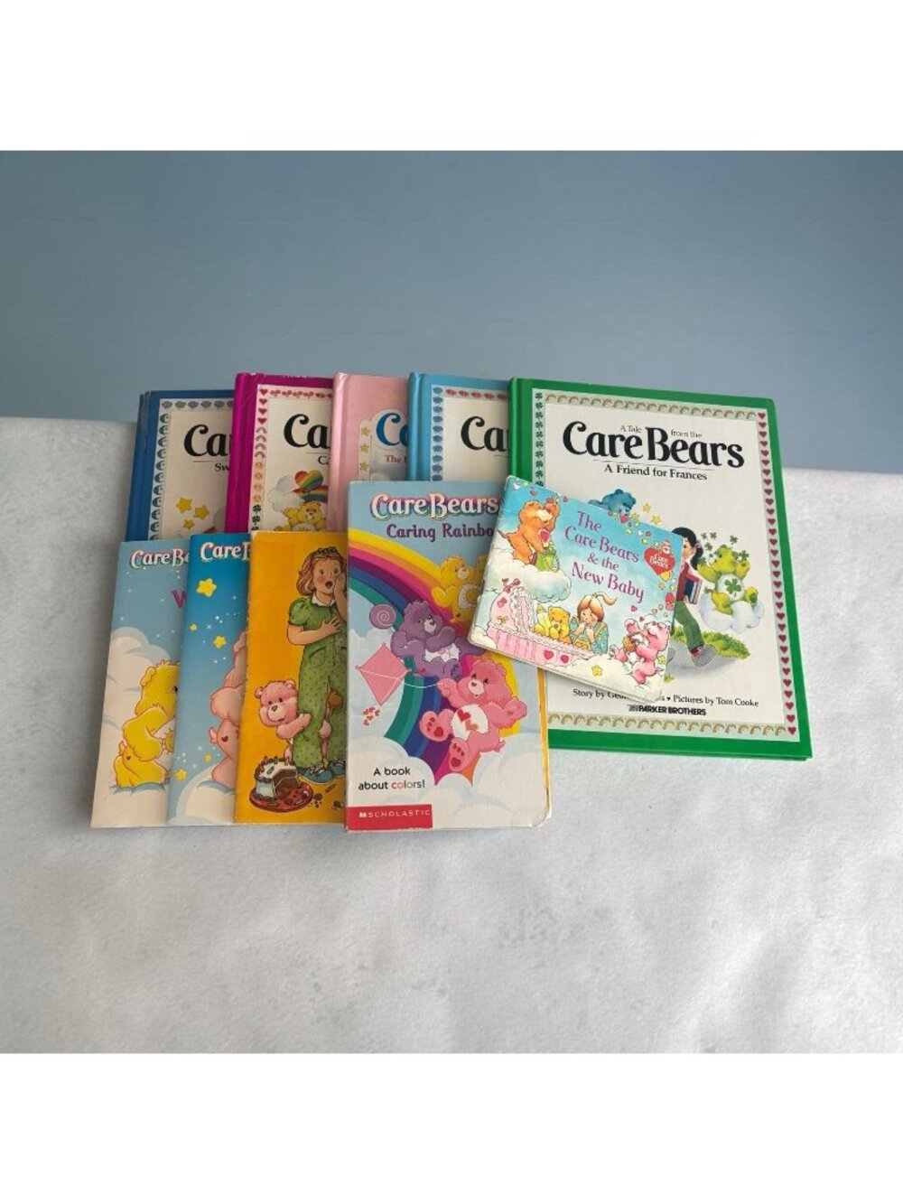 Vintage Lot 10 Care Bears Books 80s 90s Kids Gift Nostalgia Collectible